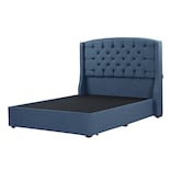 Cabecera Sitka Azul Individual + Base Cama