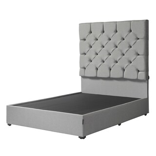 Foto 1 | Foto 1 | Cabecera Dicasa Capri Gris Queen Size + Base Cama