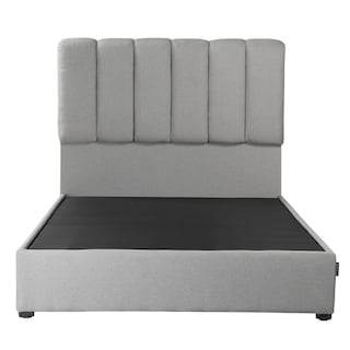 Foto 2 | Foto 2 | Cabecera Dicasa Kami Gris Queen Size + Base Cama