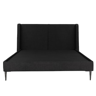 Foto 1 | Foto 1 | Cabecera Dicasa Milan Color Negro Queen Size + Base Cama Slim Dicasa Color Negro Queen Size