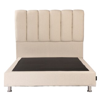 Foto 1 | Foto 1 | Cabecera Dicasa Kami Color Beige Claro Queen Size + Box Dicasa Color Beige Claro Queen Size