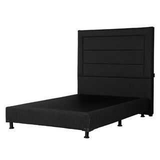 Foto 3 | Foto 3 | Cabecera Dicasa Blend Color Negro Matrimonial + Box Dicasa Color Negro Matrimonial