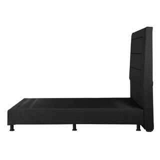 Foto 4 | Foto 4 | Cabecera Dicasa Blend Color Negro Matrimonial + Box Dicasa Color Negro Matrimonial