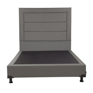 Foto 2 | Foto 2 | Cabecera Dicasa Bolt Color Gris Rata Queen Size + Box Dicasa Color Gris Rata Queen Size