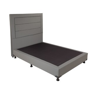 Foto 3 | Foto 3 | Cabecera Dicasa Bolt Color Gris Rata Queen Size + Box Dicasa Color Gris Rata Queen Size
