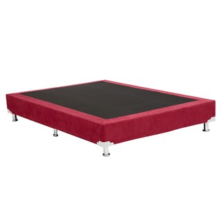 Foto 6 | Foto 6 | Cabecera Dicasa Zefyr Color Rojo Queen Size + Box Dicasa Color Rojo Queen Size