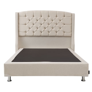 Foto 2 | Foto 2 | Cabecera Dicasa Sitka Color Beige Claro King Size + Box Dicasa Color Beige Claro King Size