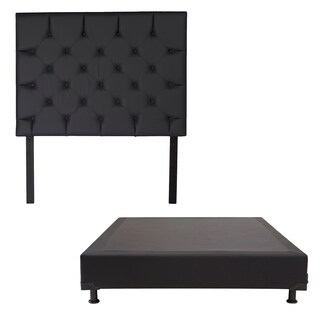 Foto 1 | Foto 1 | Cabecera Dicasa Dubai Color Negro Queen Size + Box Dicasa Color Negro Queen Size