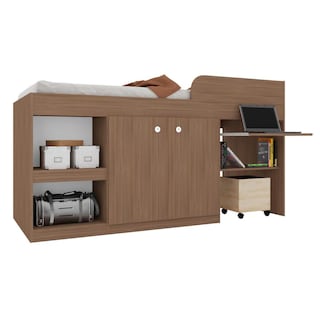 Foto 1 | Foto 1 | Cama Individual Escritorio Cajones Litera Base Kingshouse