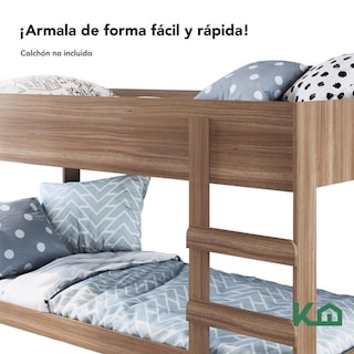Foto 6 | Foto 6 | Litera Doble Individual Base Cama Kingshouse Desmontable