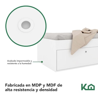 Foto 4 | Foto 4 | Base Cama Individual Con Cajones Kingshouse Recamara