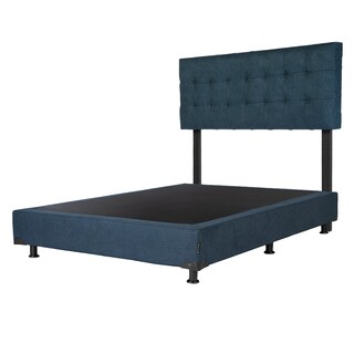 Foto 3 | Foto 3 | Cabecera Dicasa Catania Color Azul Matrimonial + Box Dicasa Color Azul Matrimonial