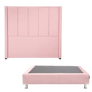 Foto 1 | Foto 1 | Cabecera Dicasa Nizza Color Pink Matrimonial + Box
