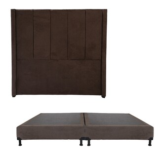 Foto 1 | Foto 1 | Cabecera  Dicasa Nizza Color Chocolate King Size + Box