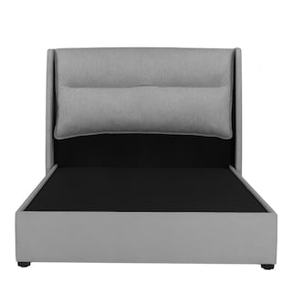 Foto 1 | Foto 1 | Cabecera Dicasa Becca Color Plata Matrimonial + Base Cama Dicasa Color Plata Matrimonial
