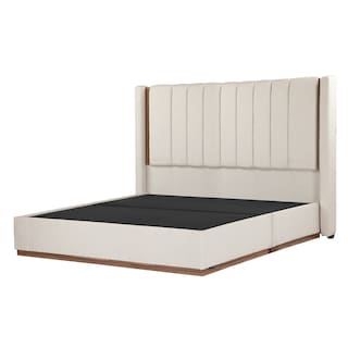 Foto 2 | Foto 2 | Cabecera Dicasa Linz Color Crema King Size + Base Cama Dicasa Color Crema