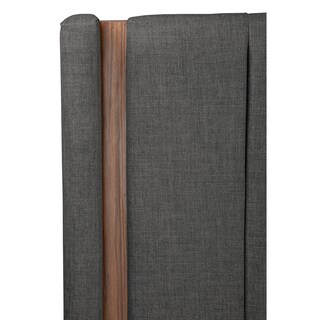 Foto 5 | Foto 5 | Cabecera Dicasa Linz Color Gris Oscuro Queen Size + Base Cama Dicasa Color Gris Oscuro