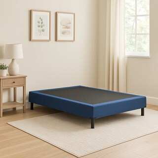 Foto 4 | Foto 4 | Base Queen Size Tapizada Azul Confort Elegance