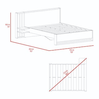 Foto 7 | Foto 7 | Cama Doble Vanez Fresno Europeo Con Espaldar Alto Virtual Muebles