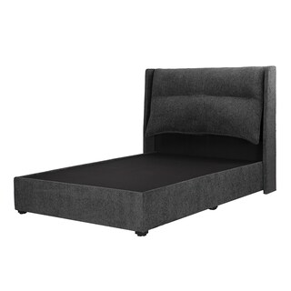 Foto 1 | Foto 1 | Cabecera Rogga Becca Color Gris Oxford Matrimonial + Base Cama