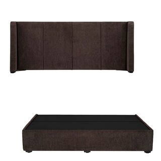 Foto 1 | Foto 1 | Cabecera Dicasa Milan Color Chocolate King Size + Base Cama Dicasa