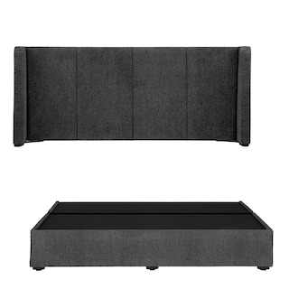 Foto 1 | Foto 1 | Cabecera Dicasa Milan Color Gris Oxford King Size + Base Cama Dicasa