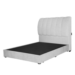 Foto 1 | Foto 1 | Cabecera Dicasa Nube Color Gris Matrimonial + Base Cama