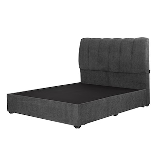 Foto 1 | Foto 1 | Cabecera Dicasa Nube Color Gris Oxford Queen Size + Base Cama