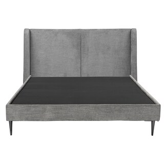Foto 1 | Foto 1 | Cabecera Dicasa Milan Gris Oscuro Queen Size + Base Cama Slim Dicasa Gris Oscuro