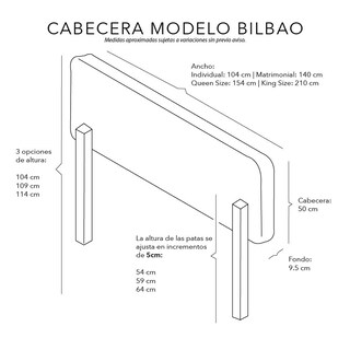 Foto 3 | Foto 3 | Cabecera King Size Dicasa Bilbao color Chocolate