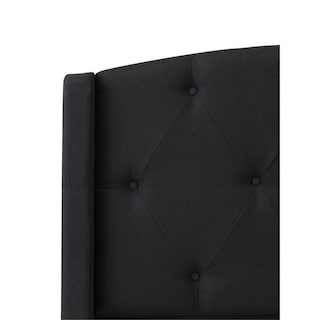 Foto 5 | Foto 5 | Cabecera Dicasa Zefyr Black color Negro + Box Dicasa Zefyr Black color Negro King Size
