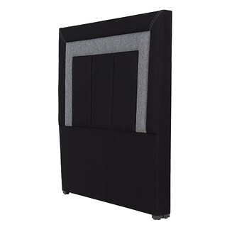 Foto 2 | Foto 2 | Cabecera King Size Dicasa Bora color Negro con Franja Gris