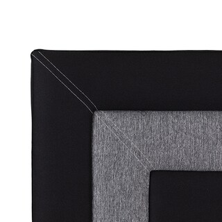 Foto 3 | Foto 3 | Cabecera King Size Dicasa Bora color Negro con Franja Gris