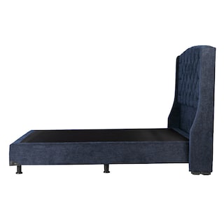 Foto 4 | Foto 4 | Cabecera Dicasa Sitka + Box Queen Size Azul