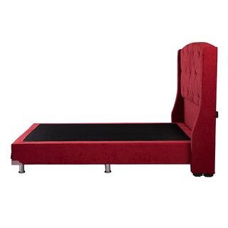 Foto 4 | Foto 4 | Cabecera Dicasa Sitka + Box Queen Size Rojo