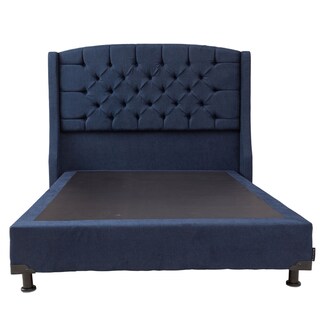 Foto 2 | Foto 2 | Cabecera Dicasa Sitka Color Azul Marino + Box Dicasa Queen Size