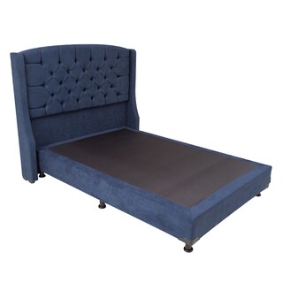 Foto 3 | Foto 3 | Cabecera Dicasa Sitka Color Azul Marino + Box Dicasa Queen Size