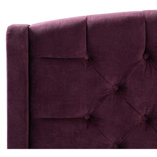 Foto 3 | Foto 3 | Cabecera Dicasa Sitka color Morado Queen Size