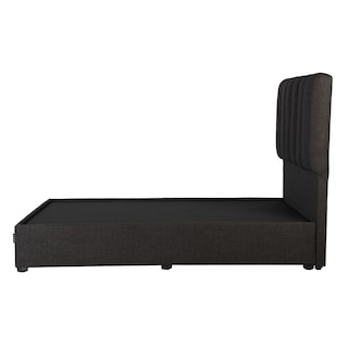 Foto 3 | Foto 3 | Cabecera Dicasa Kami Negro + Base Cama Dicasa Belt Negro Matrimonial