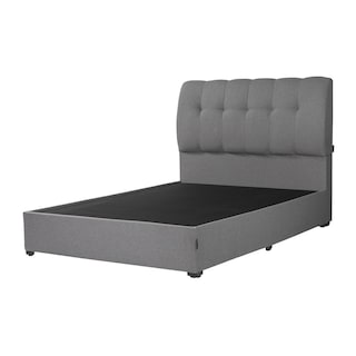 Foto 2 | Foto 2 | Cabecera Dicasa Nube + Base Cama Dicasa Orlando Gris Matrimonial