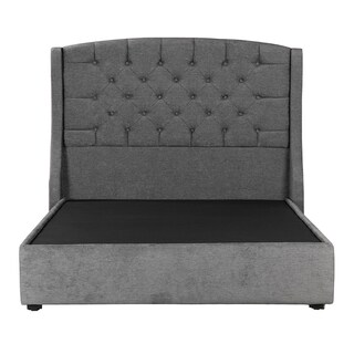 Foto 2 | Foto 2 | Cabecera Dicasa Sitka + Base Cama Dicasa Nizzo Color Gris Oscuro Queen Size