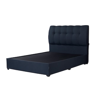 Foto 2 | Foto 2 | Cabecera Dicasa Nube + Base Cama Dicasa Orlando Azul Queen Size