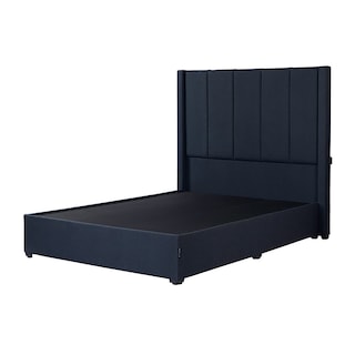 Foto 1 | Foto 1 | Cabecera Dicasa Nizza + Base Cama Dicasa Orlando Azul Queen Size