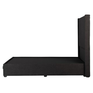 Foto 3 | Foto 3 | Cabecera Dicasa Nizza más Base Cama Dicasa Belt Negro Matrimonial