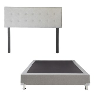 Foto 1 | Foto 1 | Cabecera con Box Dicasa Queen Size Gris