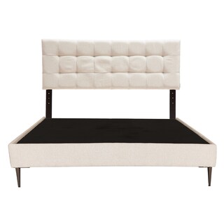 Foto 2 | Foto 2 | Cabecera Dicasa Catania más Base Cama Slim Beige Claro Queen Size