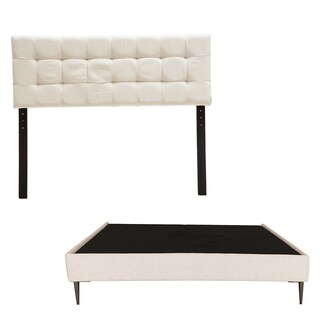 Foto 2 | Foto 2 | Cabecera Dicasa Catania más Base Cama Slim Beige Claro King Size