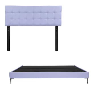 Foto 1 | Foto 1 | Cabecera Dicasa Catania + Base Slim Lila King Size