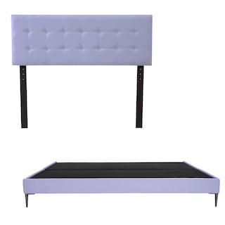 Foto 1 | Foto 1 | Cabecera Dicasa Bilbao + Base Cama Slim King Size Color Lila