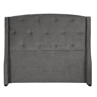 Foto 1 | Foto 1 | Cabecera Dicasa Zefyr Color Gris Oscuro Matrimonial